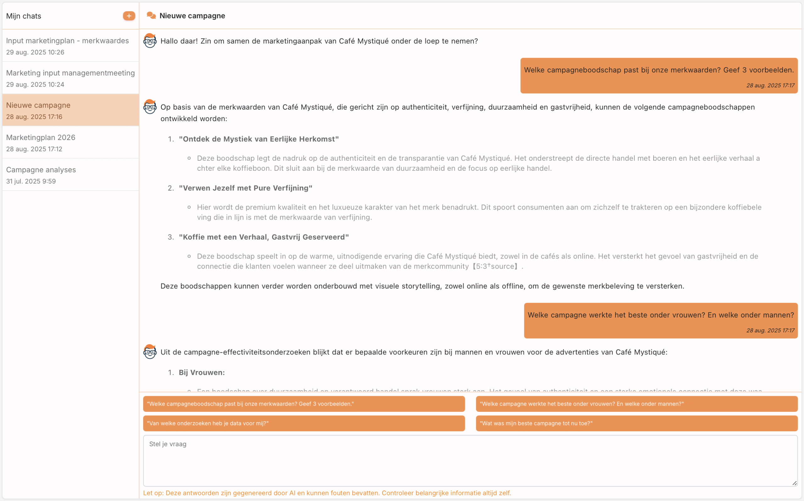 Screenshot Stramigo software